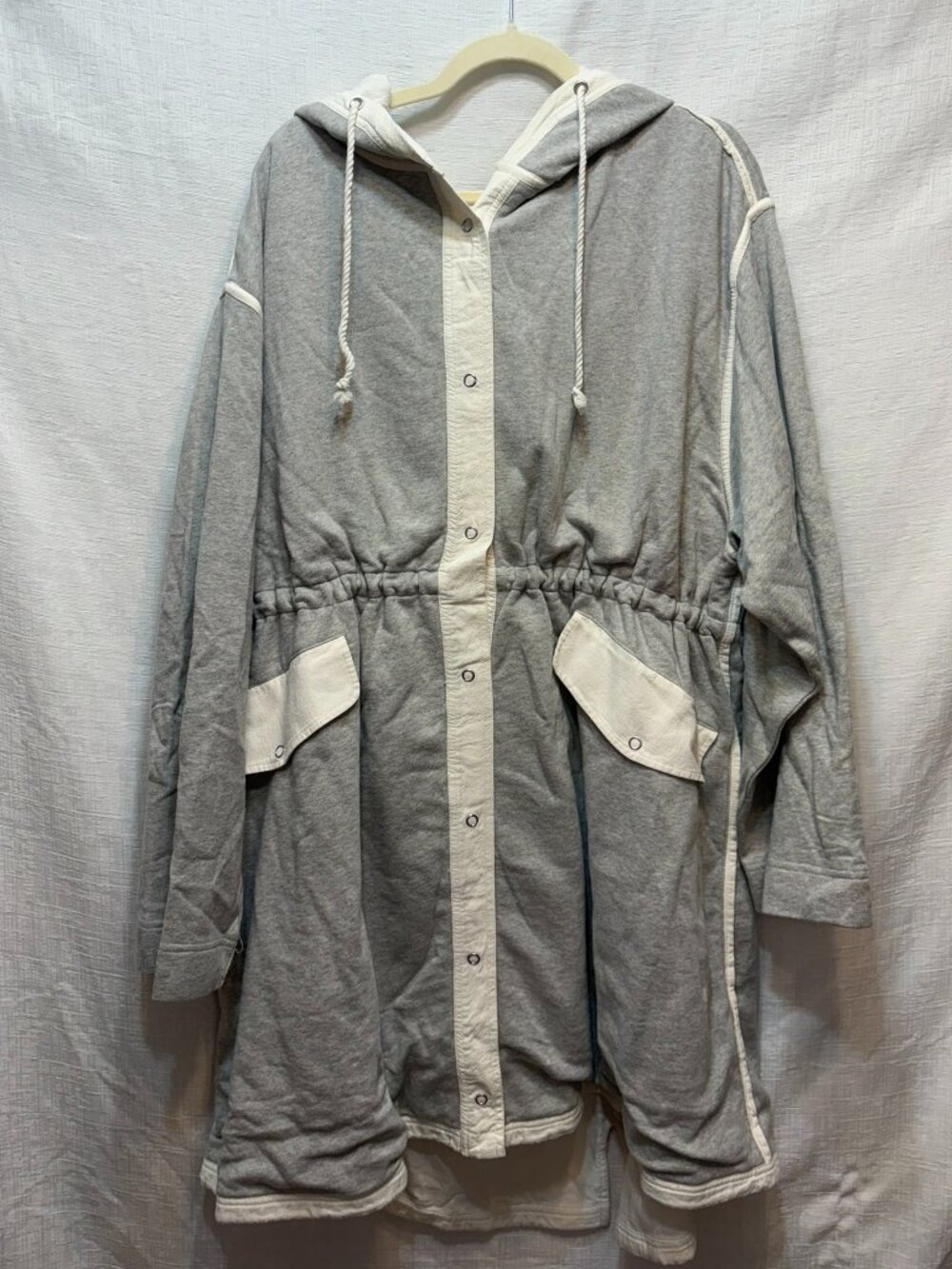 NWT Free People Around Town Hoodie Jacket Sweatshirt - XL